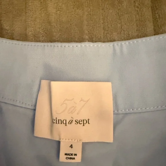 Cinq a Sept baby blue shorts - Picture 2 of 2